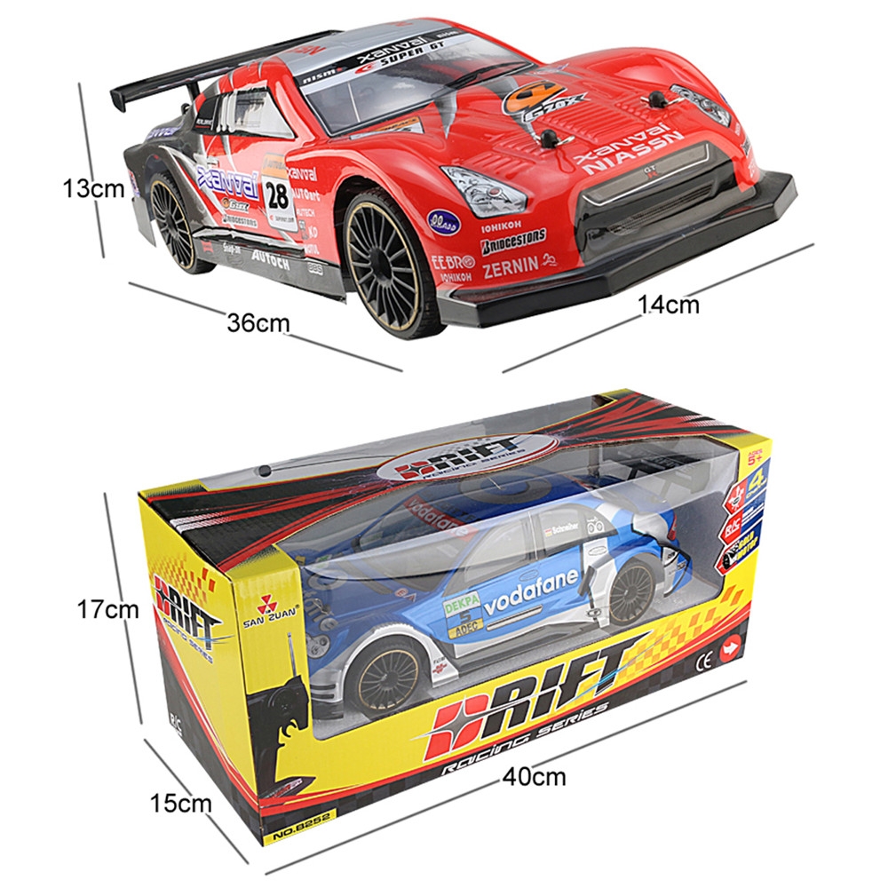 San Zuan 8252 25km / h 1/14 2.4G 4WD Drift Rc Bilstöd Multi-player Racing Leksaker