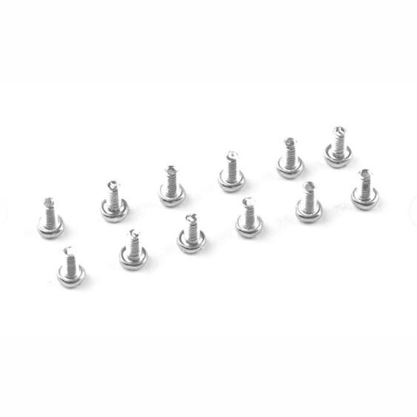 12 PCS M1.4x3 Screw Compatible Happymodel 0603/ 0703 / 0802 / EX1102 Brushless Motor M7 UR65 US65 UK65 TRASHCAN Snapper6/7 FPV Racing Drone