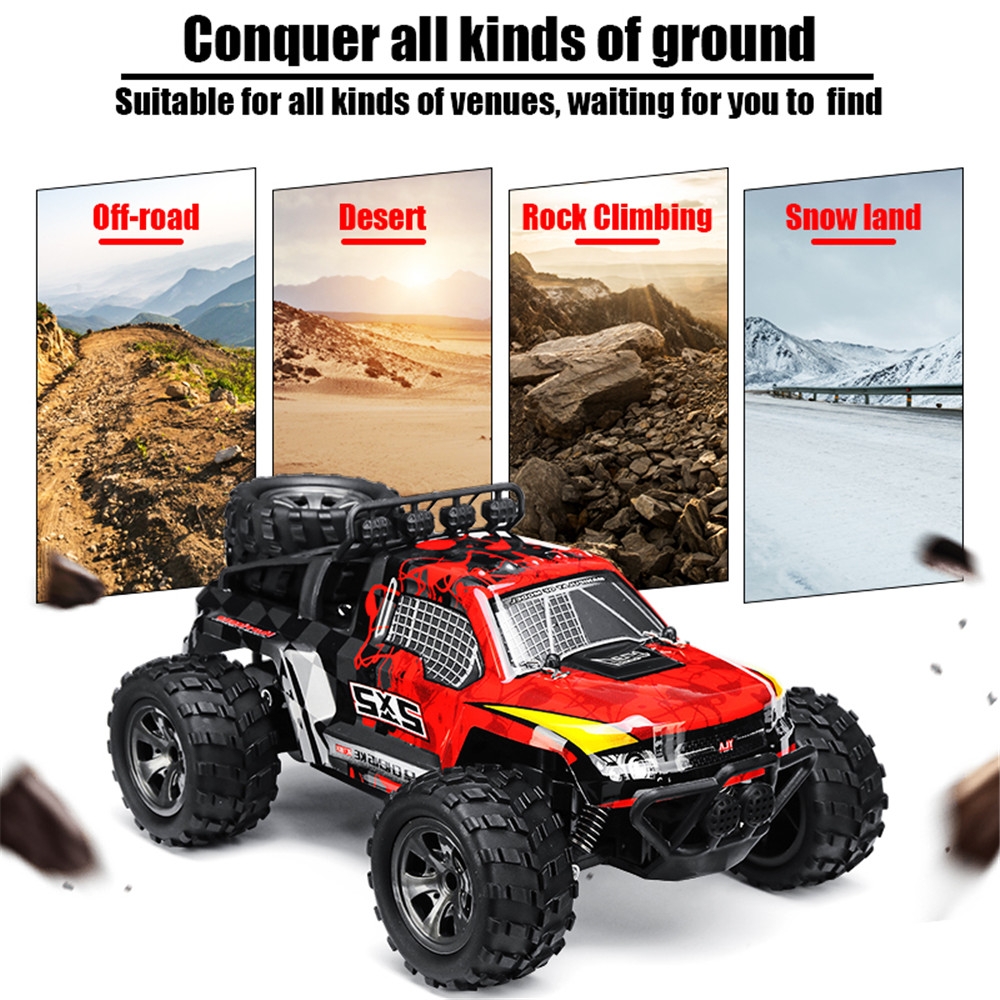 1/18 2.4G 2WD 100m lång fjärrkontroll RC Car Off Road Dessert Buggy