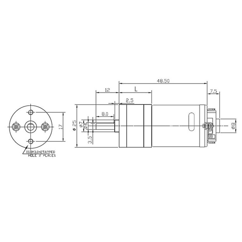 MN-90 JJRC Q60 Q61 WPL B14 B16 B24 B36 C14 C24 Rc Car Spare Parts 370 Brushed Motor