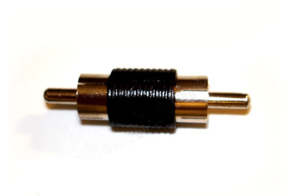 Male To Male RCA Adapter Connector