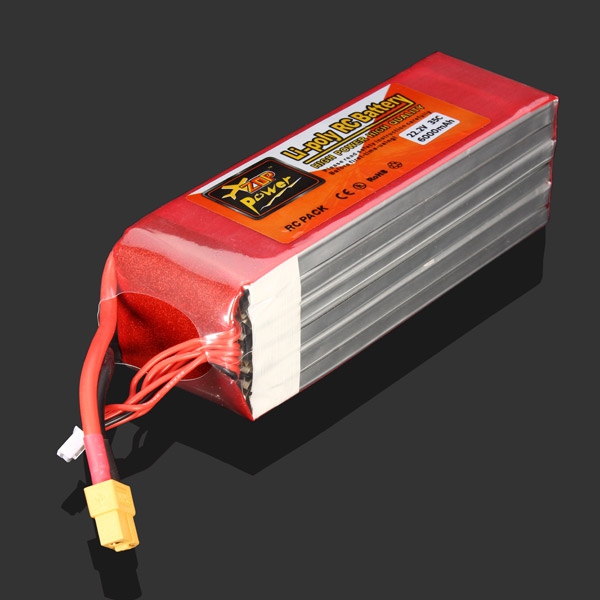 ZOP Power 22.2V 6000MAH 35C Lipo Battery XT60 Plug