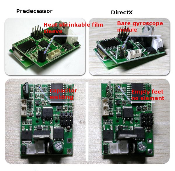 MJX F45 Optimizing Version RC Helicopter Part Receiving PCB