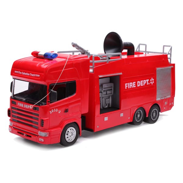 1:18 Electric Remote Control Fire Salvation Trucks