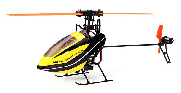 Blue-fly HP100BL 6CH Brushless RC Helicopter with Adapter BNF