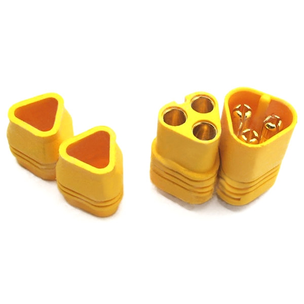 Amass MT60 Yellow Plug Male And Female A Pair