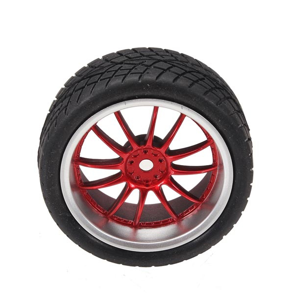 65mm Rubber Tire With Sponge Liner For 1:10 Smart Car Robot