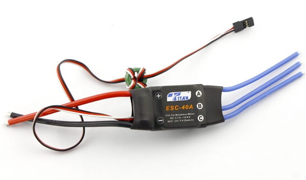 TITAN 40A Brushless ESC Speed Controller F410 For RC Airplane