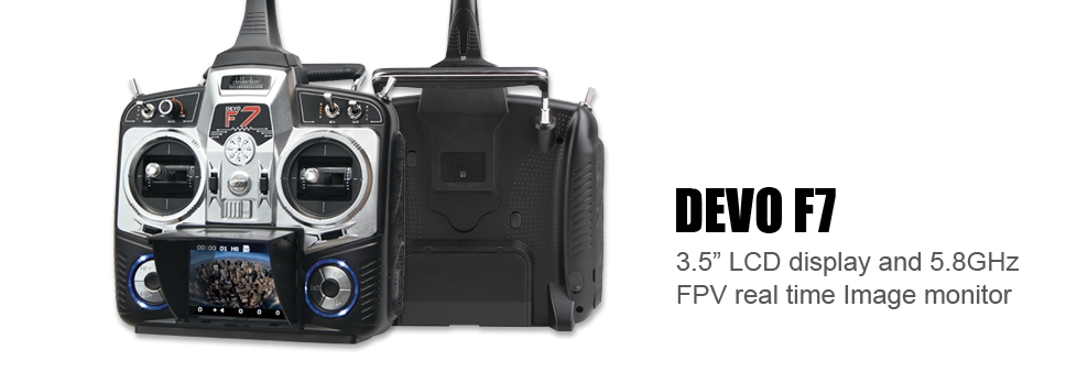 Walkera Devo F7 7 Channel LCD Display FPV Camera Transmitter