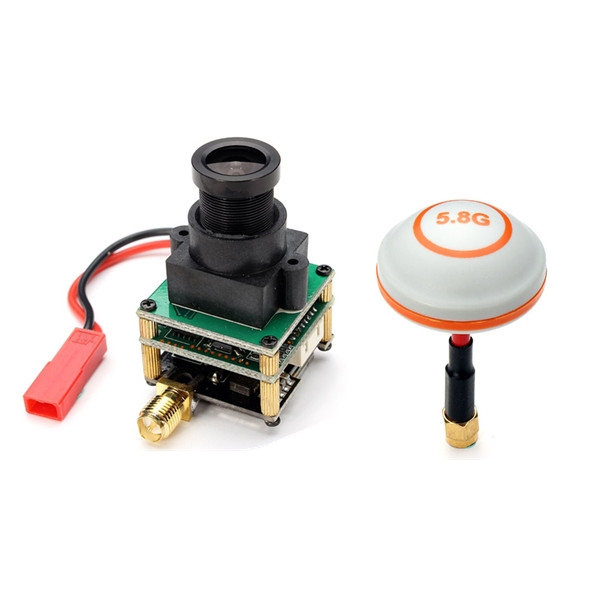 LanTian 5.8G 200MW Mini Integrated CCD 960H Sony 700TVL 4140+673 Camera+Mushroom Antenna