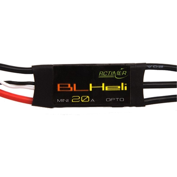 RCTIMER 20A BLHeli OPTO Mini Brushless ESC Speed Controller For Quadcopter Multicopter