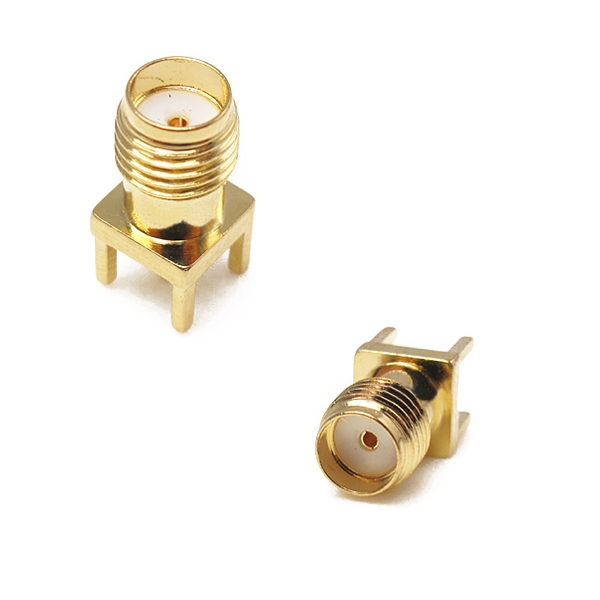 2PCS SMA Female Adapter Edge Mount Solder RF Connector 0.062