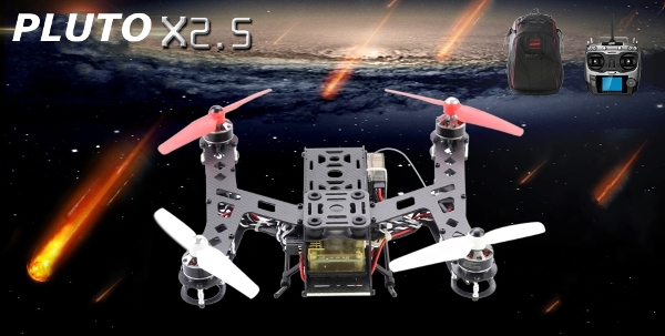 Pluto X2.5 250 Frame Combo RadioLink AT9 Transmitter CC3D 10A ESC RTF