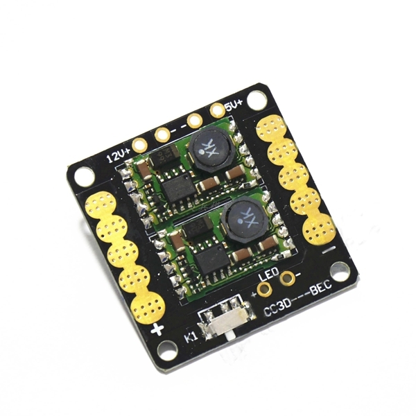 CC3D Flight Controller 5V 12V BEC Output Power Distribution Board PCB