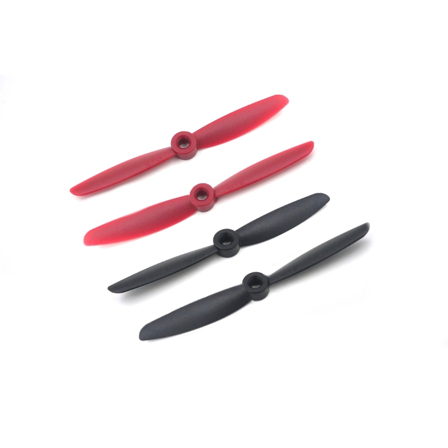 2 Pairs DYS 5045 CW CCW Propeller Red Black For QAV250 250 